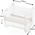 thumbnail image 2 of Binwennn Transparent Visible Washi Packaging Tape Dispenser Tape Holder Organizer Desktop Tape Holder DIY Sticker Roll Tape Cutter Holder Storage Tape Cutting Tape Dispenser Wall Craft Organizers And, 2 of 5