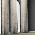 thumbnail image 4 of Beach Greige Abstract Textured Printed Cotton Curtain (1 Panel), Beach Greige, 50W X 108L, 4 of 10