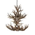 thumbnail image 5 of Meyda Tiffany 200461 Antlers 12 Light 36" Wide Antler Candle Style Chandelier - Copper, 5 of 6