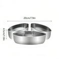 thumbnail image 4 of i Kito Divided Steamer Tray for Pot, Rice Cooker Steamer Plate Silver 3 Section Stainless Steel, 4 of 8