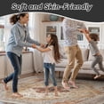 thumbnail image 6 of SIXHOME 2'x6' Runner Rug for Hallway Vintage Bohemian Soft Kitchen Rug Neutral Washable Non-Slip Low Pile Carpet for Entryway Bedroom Kitchen Laundry Room Indoor Floor Runner for Home Decor Red, 6 of 6