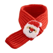 geerera Pet Knitted Christmas Scarf, Warm Festive Headband, for Small Medium Dogs&Cat, Winter Festival Decoration, Holiday Photo Prop