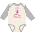 thumbnail image 3 of Inktastic Grammy's Little Valentine Boys or Girls Long Sleeve Baby Bodysuit, 3 of 5
