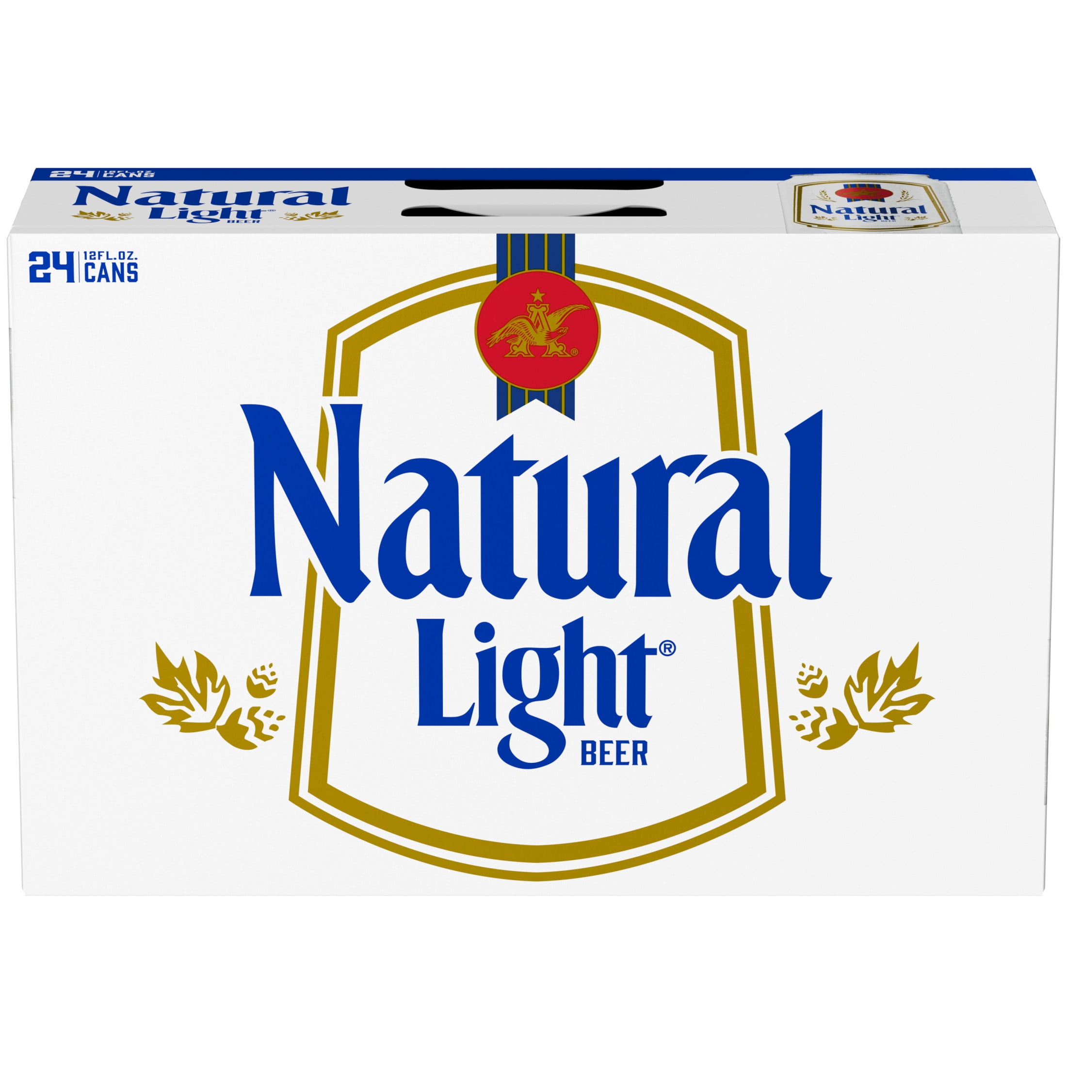Natural Light American Lager Beer 24 pack 12 fl oz Aluminum Cans 4.2% ABV