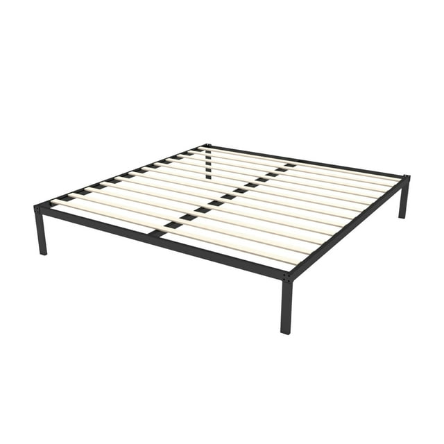 Ilios Innova | Base Cama Matrimonial | Estructura de Acero | Resistente | Sin Cabecera | Diseño Minimalista