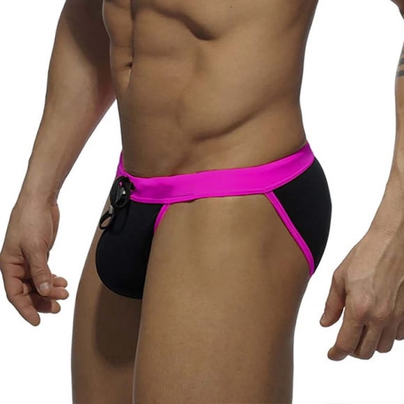 Kakii Men's Quick Dry Swim Briefs Bikini Swimsuit Board Shorts with Adjustable Drawstring