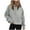 White, variant on Plus Size Tops Loose Long Sleeve Shirts for Women Half Zip Cropped Hoodies Fleece Quarter Zip Up Pullover Sweatshirts