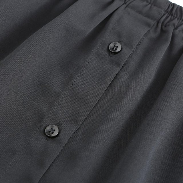 Blouse Shirt Hemline Color Fake Hemline Layered Fake Top Lower Sweep Women Layered Fake Top Lower Sweep With Buckle Blouse Shirt Hemline Color Fake Hemline