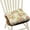 Green Rose, variant on Boho Quilted Cotton Chair Cushion 16"x16"×2'' with Non-Slip Ties & Gripper Back - Machine Washable PP Filled Seat Pad for Dining, Kitchen, Office Chairs - Stylish Patchwork Design (Pattern A)