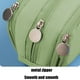 thumbnail image 5 of Estuche de Tela Verde de Gran Capacidad | Estuche para Bolígrafos | Inicial Del Estudiante, Doble Apertura | 23,5 X 9,5 X 5,5 Cm | Impermeable | 3 Compartimentos | Ideal para Regalo | 1 Unidad, 5 of 6