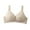 Beige, variant on Women's Plus Size Full Coverage Bras Unpadded Wireless Double Support Minimizer Bra with Back Closure