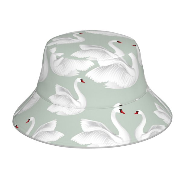 Balery White Birds Sombreros para el sol para hombre y mujer, sombrero de pescador con UPF 50+