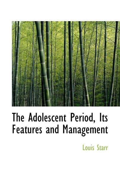 The Adolescent Period Its Features And Management Walmart 