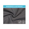 thumbnail image 5 of Little Donkey Andy Men's Lightweight Golf Windbreaker Jacket Windproof Waterproof Outdoor Running Coat Grey XL, 5 of 7