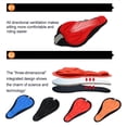 thumbnail image 4 of Naiovety Cubierta de sillín de bicicleta de montaña, cojín de asiento de absorción de impacto grueso, piezas para hombres y mujeres, accesorios, Ciclismo Naranja Naiovety OD003057-02, 4 of 6