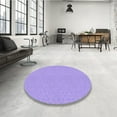 thumbnail image 4 of Ahgly Company Machine Washable Indoor Rectangle Transitional Purple Mimosa Purple Area Rugs, 2' x 5', 4 of 7