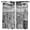 LEX00168, variant on Grey New York City Landscape Gray Window Curtains for Living Room the Bedroom Home Interior Kids Room Decoration Drapes Curtains