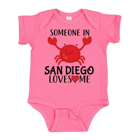 

Inktastic Someone in San Diego Loves Me Gift Gift Baby Boy or Baby Girl Bodysuit