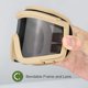 thumbnail image 5 of Gafas de seguridad Gafas antivaho Gafas de caza Gafas de ciclismo para exteriores, 5 of 5