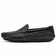 thumbnail image 4 of Big Size Men's Casual Loafers Slip On Leather Shoes Comfortable Lightweight Driving Shoes Male Moccasins Classic Penny Loafer Flats Boat Shoes Outdoor Walking Shoes, 4 of 14