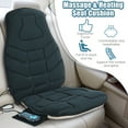 thumbnail image 6 of Costway Massage Seat Cushion Back Massager w/ Heat & 6 Vibration Motors for Home, 6 of 10