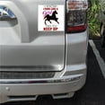 thumbnail image 2 of DistinctInk 4X4 White Bumper Sticker - Horse - Weatherproof Vinyl, 2 of 2