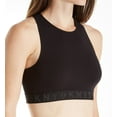 thumbnail image 1 of DKNY BLACK Seamless Litewear Rib Crop Top Bra, US Small, 1 of 6