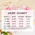 thumbnail image 7 of ZEHJUHAN Baby Girl's Bowknot Graphic Print Romper Daddy's Girl Letter Bubble Sleeves Triangle Jumpsuit Pink，0-3M, 7 of 7