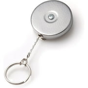 KEY-BAK Retractable Keychain Holder with Steel Belt Clip and a Split Ring-24" Chain (8 oz. Load)