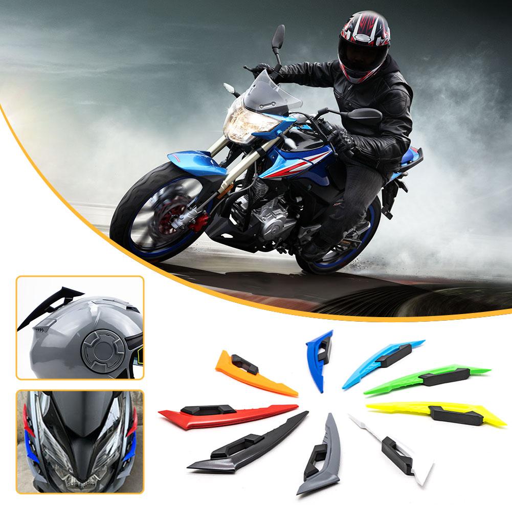 HPDL Motorcycle Wind Wing, 1 Pair Silicone Motorcycle Front Winglets ...