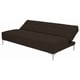 thumbnail image 4 of Sofa Cama Reclinable El Bazar Store New York Chocolate Futon 3 posiciones Sala Love Seat, 4 of 7