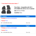 thumbnail image 2 of Floor Mats - Compatible with 2011 - 2016 BMW 535i xDrive 3.0L 6-Cylinder 2012 2013 2014 2015, 2 of 2