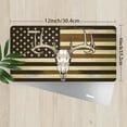 thumbnail image 2 of Deer Skull with American Flag Front License Plate, Metal License Plate, Funny Standard Plates Personalized Novelty Decorative For Men/Women/Boys/Girls Car 6×12 Inch, 2 of 6