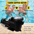 thumbnail image 1 of VEVOR Bomba de Piscina 1500 W Bomba para Piscinas 6657 GPH Bomba Depuradora Piscina 110 V Bomba de Filtro para Piscinas 3650 RPM Bomba de Circulación para Piscina Protección de Sobrecarga Termica, 1 of 9