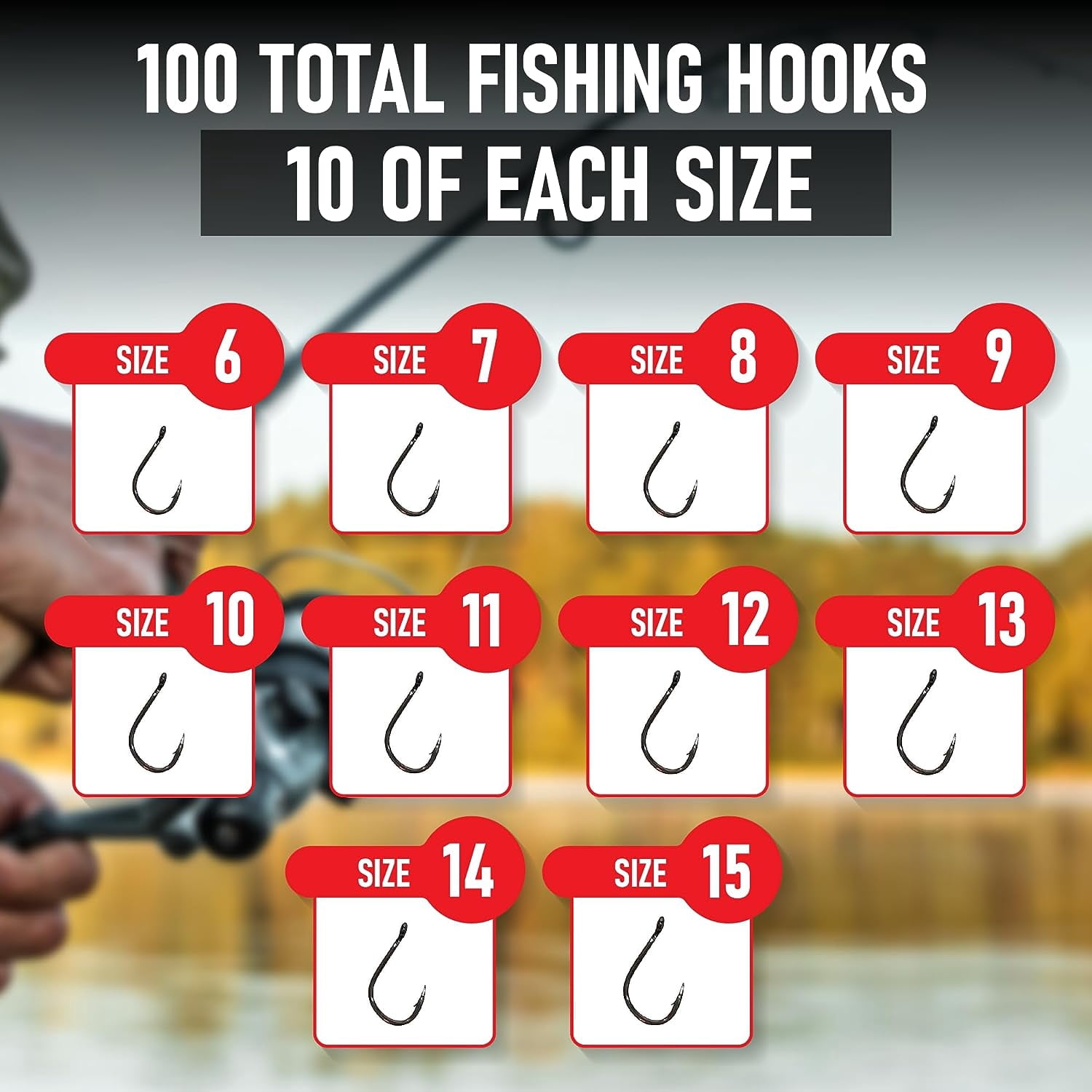 Fishing Hooks Freshwater - Trout - Crappie - Bluegill - Bass - Panfish - Walleye - Perch - Sunfish