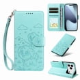 thumbnail image 1 of Funda Cartera GANGXUN con Diseño de Perrito en Relieve para iPhone 17 Pro , Protección 360° con Ranuras y Correa Desmontable, 1 of 6