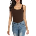 thumbnail image 1 of Débardeur pour Femme avec Soutien-Gorge Intégré, Camisole à Larges Bretelles Ajustables, Tricot de Coton, 1 of 6