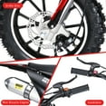 thumbnail image 7 of Trendix Mini Dirt Bike, 49CC 2-Stroke Gas Powered Motorcycle with Off-Rode Tire, Pocket Motorbike, Up to 25 Mph, Max Load 330 LBS, Red, 7 of 7