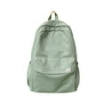 thumbnail image 1 of Cute School Backpack for Girls Women  Bear Patch Double Zipper Closure Large Capacity School Bag, 1 of 6