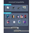 thumbnail image 6 of Quntis Quntis USB C Fast Charger Cable 3 Pack 6FT, Nylon Braided Durable Type C Fast Charging Cord Compatible with Phone 14/14 Pro Max/13/12/11/XS/XR/ iPad, Gray, 6 of 6