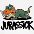 thumbnail image 3 of CafePress - Jurassic Dinosaur Kids Baseball T Shirt - Kids Cotton Baseball Jersey, 3/4 Sleeve Shirt, 3 of 4