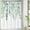 Green, variant on Stall Eucalyptus Leaves Shower Curtain, Sage Green Watercolor Plant Narrow Half Floral Shower Curtain 36 x 72, Waterproof Fabric Bathroom Shower Stall Shower Curtain Sets with Hooks.