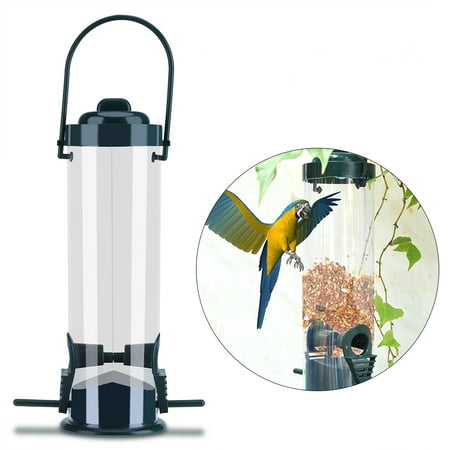 Walfront 1pc Outdoor Garden Plastic Transparent Hanging Wild