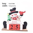 thumbnail image 3 of Calendario de Adviento de Navidad DIY Inteprter adornos de vacaciones letrero para el hogar Muñeco de nieve, 3 of 6