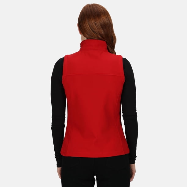 Regatta - Chaleco Softshell modelo Flux para mujer (Rojo Clásico)
