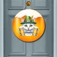 thumbnail image 2 of Best Manx Dad Proud Beer Lover Happy Oktoberfest Round Wood Sign Cat Lover Kitten Owner Gifts Hanging Wall Home Decor - 02016, 2 of 5