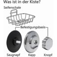 thumbnail image 4 of Stainless Steel Suction Cup Soap Dish for Shower, Bathroom, and Kitchen Use, 4 of 4