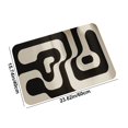 thumbnail image 2 of PureCasa Silica Gel Bath Rug for Bathroom Toilet, Non-Slip Household Water Separation Quick Drying Floor Mats for Bedroom Kitchen, Abstract Modern Home Decor Doormats, 1PC, 16"x24", B, 2 of 6