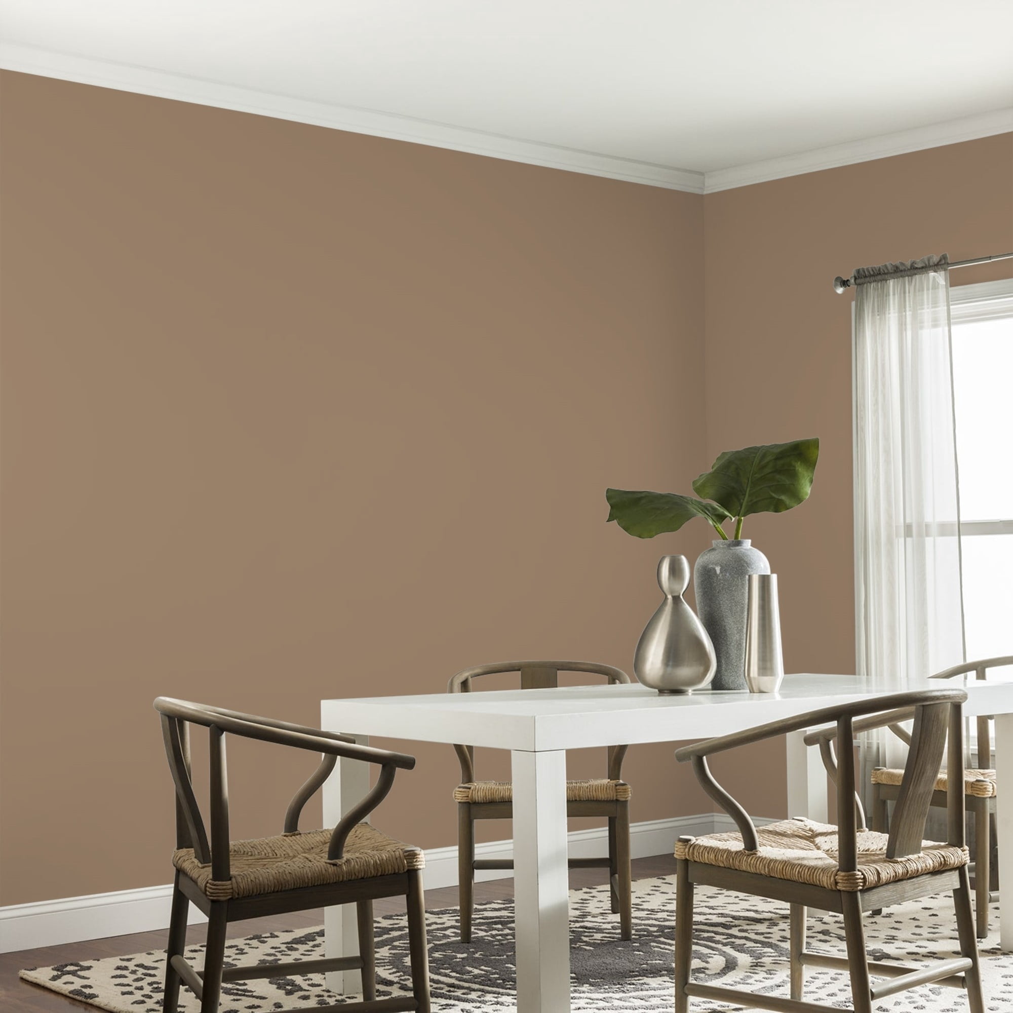 Glidden High Endurance Plus Chocolate Moment Eggshell Interior Paint and Primer, 1 Quart