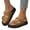 Brown, variant on Platform Slippers for Women Adjustable Sandals Comfortable Slip on Shoes Slides Sandals